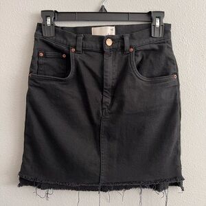 Wilfred Black Mini Skirt